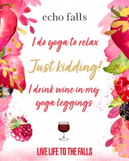Namaste right here on the sofa with my rosé,  thank you very much 😅 #livelifetothefalls